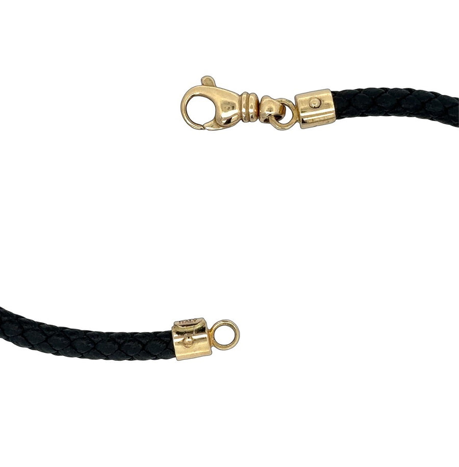 14k Gold Bracelet for Men, 19.5 cm