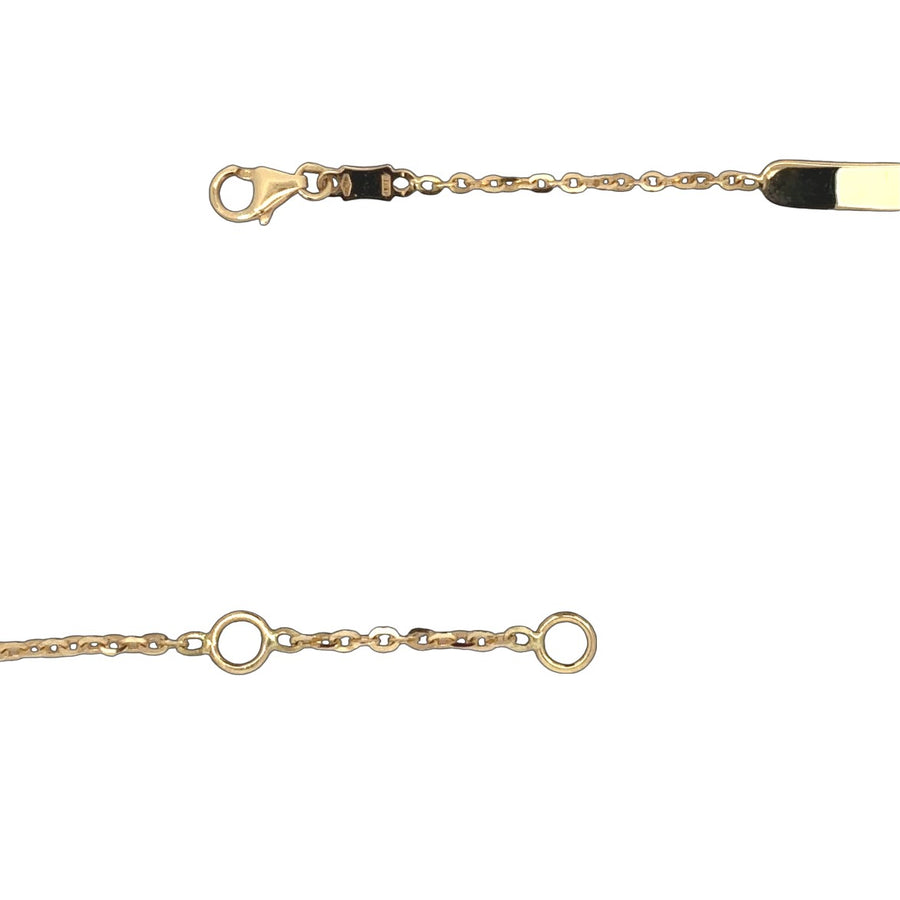 14k Gold Adjustable Bracelet for Babies