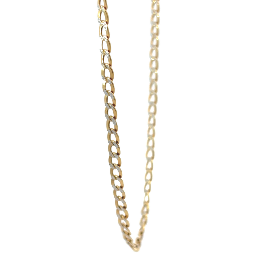 10k gold chain displayed in luxury gift box for men