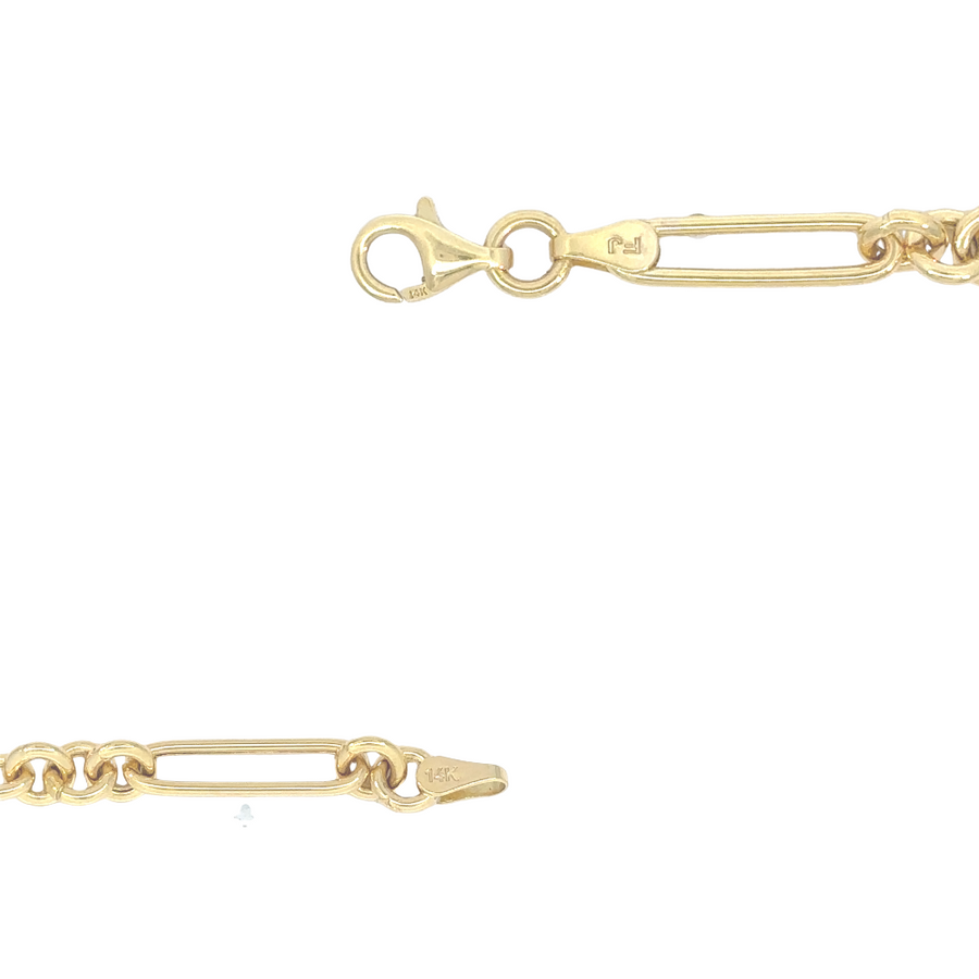 14K gold unisex necklace shown as a timeless piece for everyday wear
