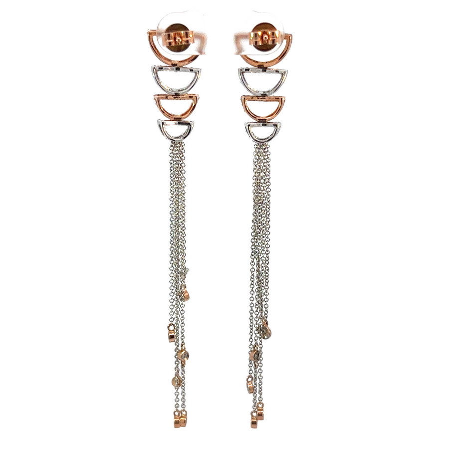 Elegant women’s earrings with 5.57 CT diamond sparkle