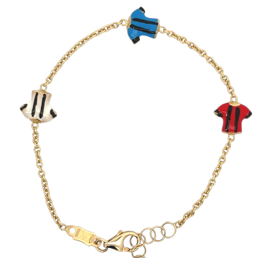 14k gold adjustable baby bracelet with polished finish