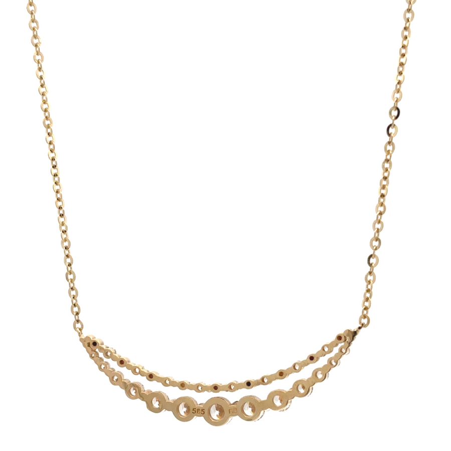14k Gold Adjustable Necklace Elegant & Timeless Shop Italics 14k Gold Adjustable Necklace Elegant & Timeless Shop Italics