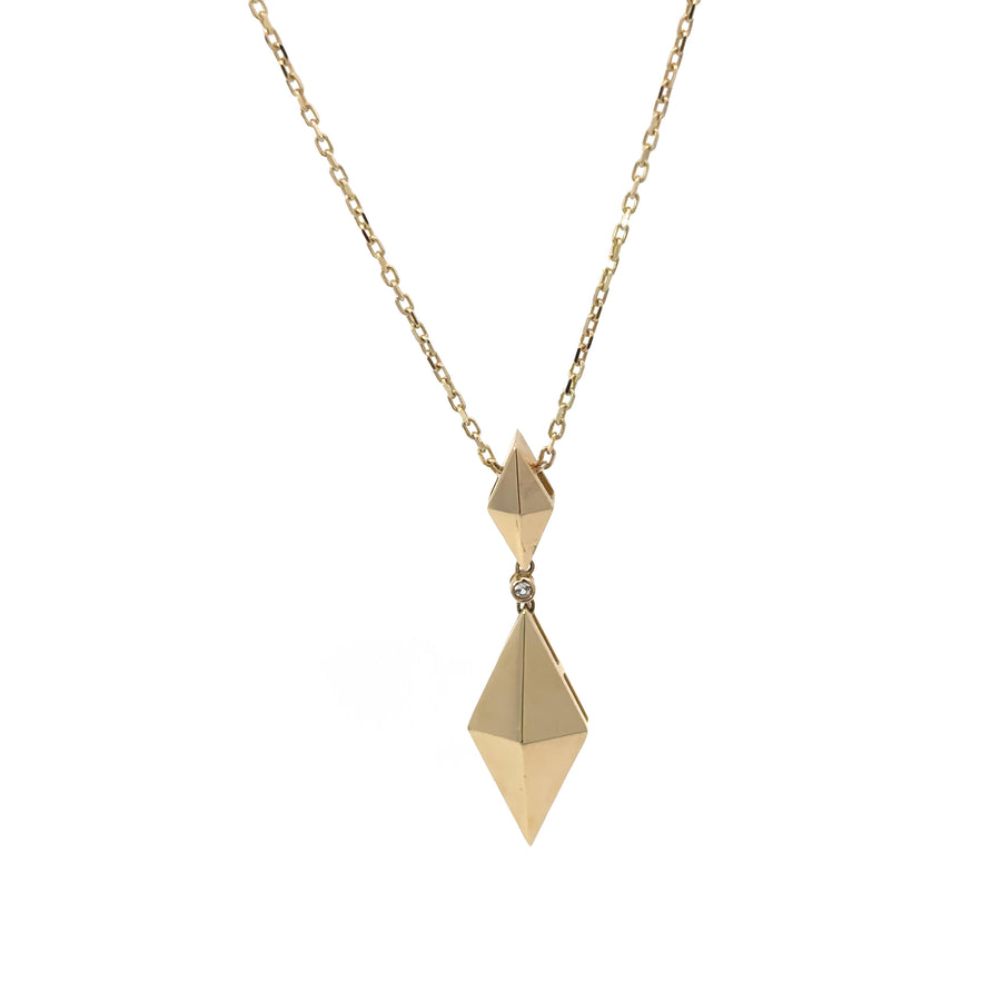Minimalist gold necklace for women with adjustable length