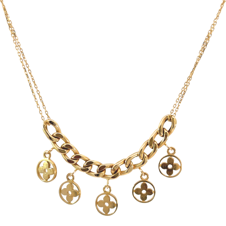 14k gold adjustable necklace – elegant and timeless design for women