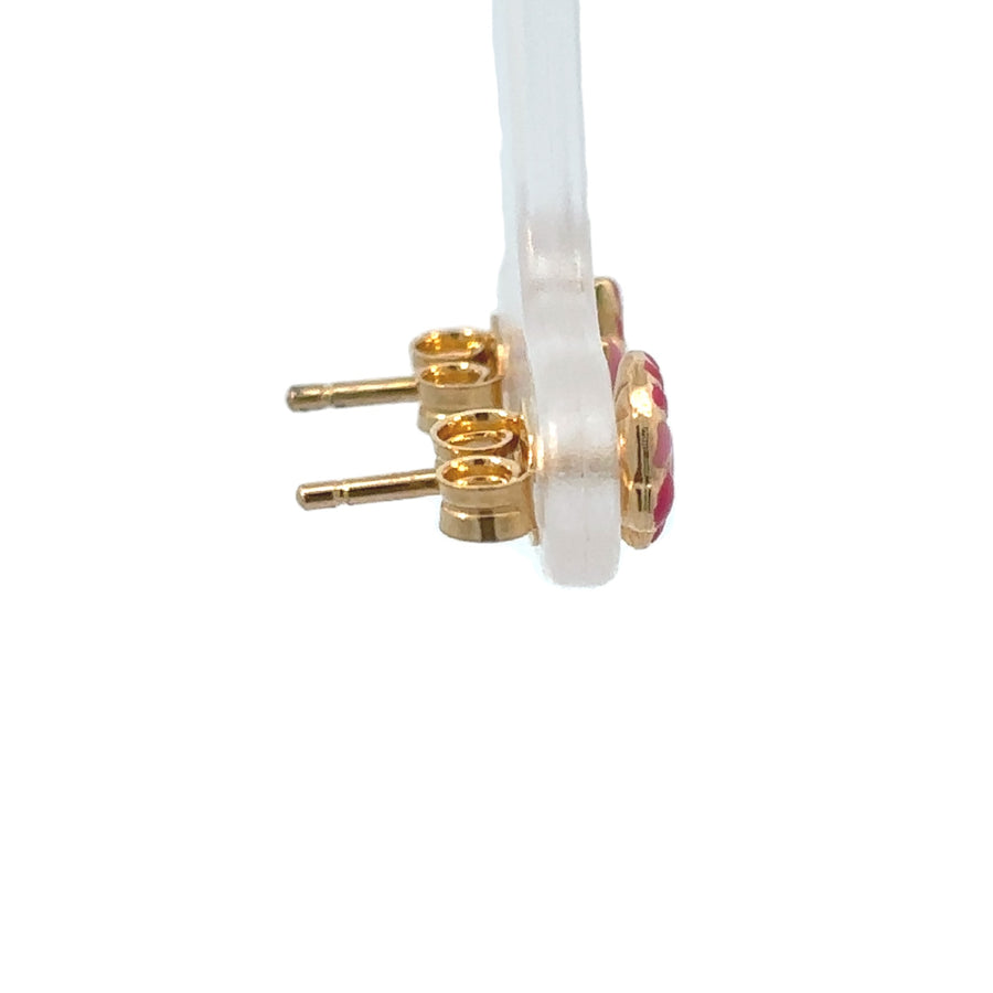 Simple and elegant 14k gold earrings for babies