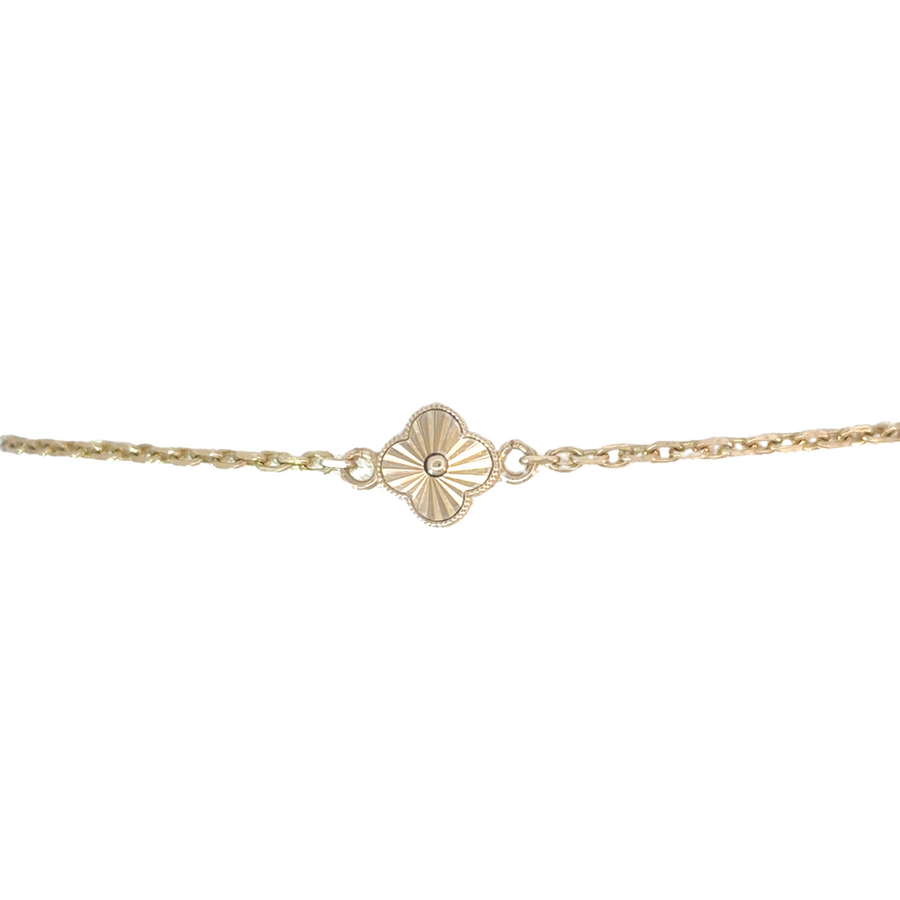 Sleek 14k gold bracelet with polished finish, perfect for both daily wear and special occasions