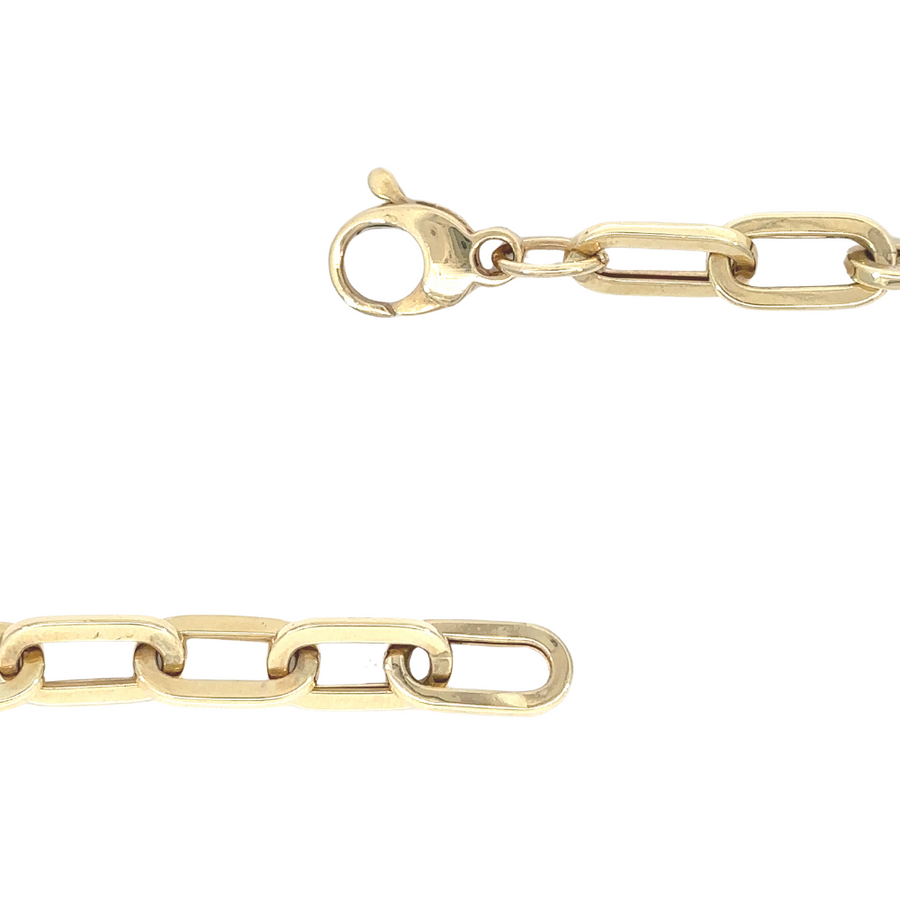 Gift-ready gold bracelet featuring classic heart design