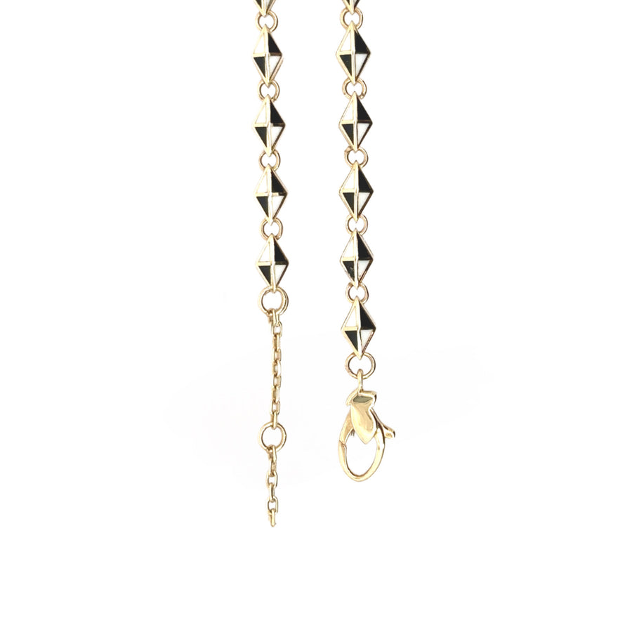 Minimalist gold bracelet for women with center charm
