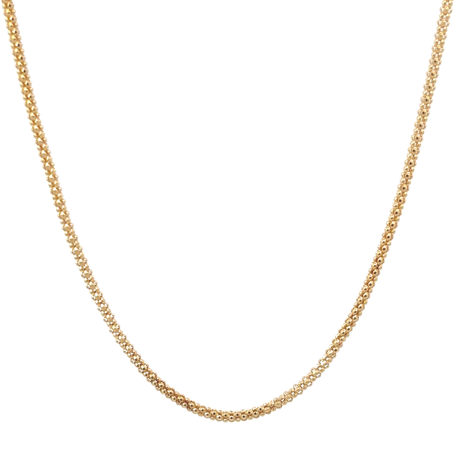 14k Gold Chain – Classic 16-inch design for men and women