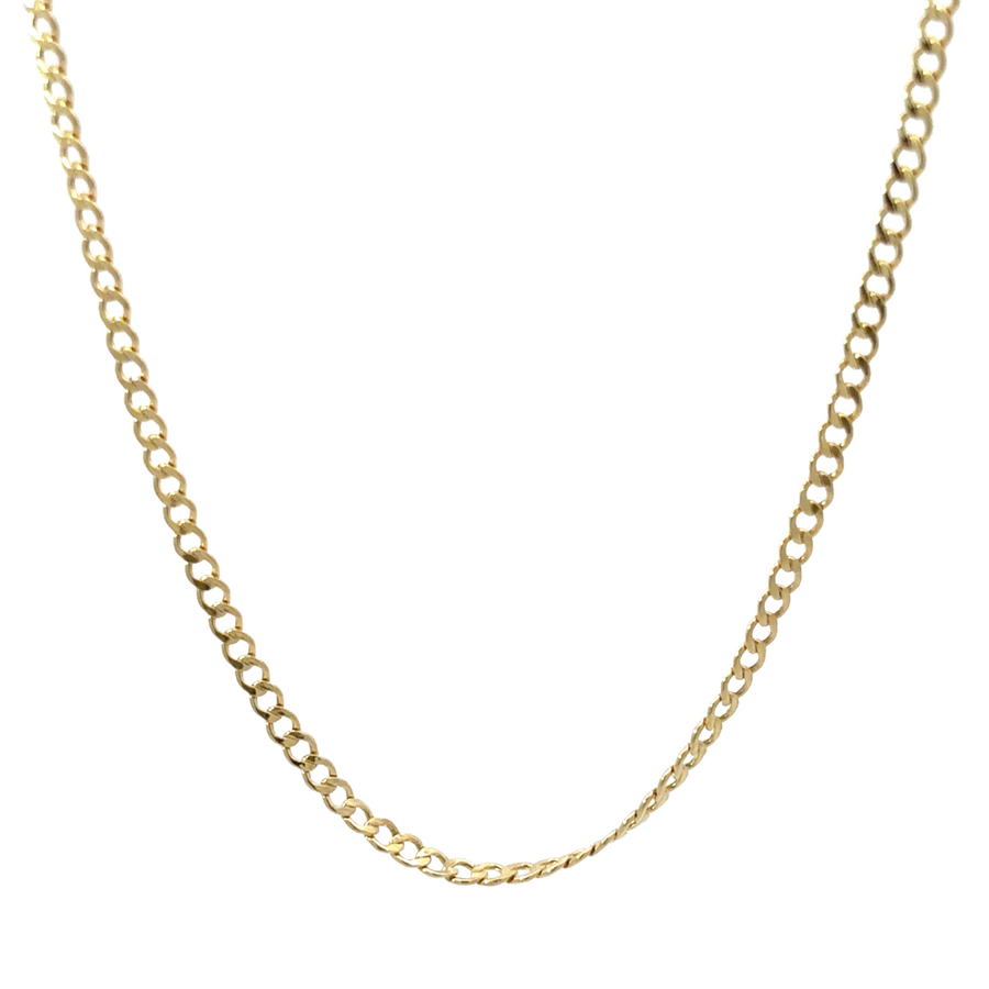 14k gold Cuban link necklace for men