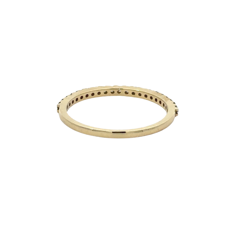 Elegant women’s ring featuring 0.22 CT diamond in 14k gold