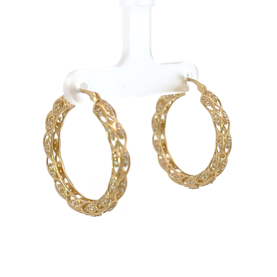 Minimalist 14k gold earrings styled for everyday wear