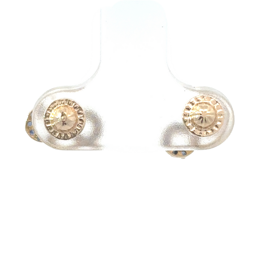 Symbolic gold infinity earrings for mothers and daughters