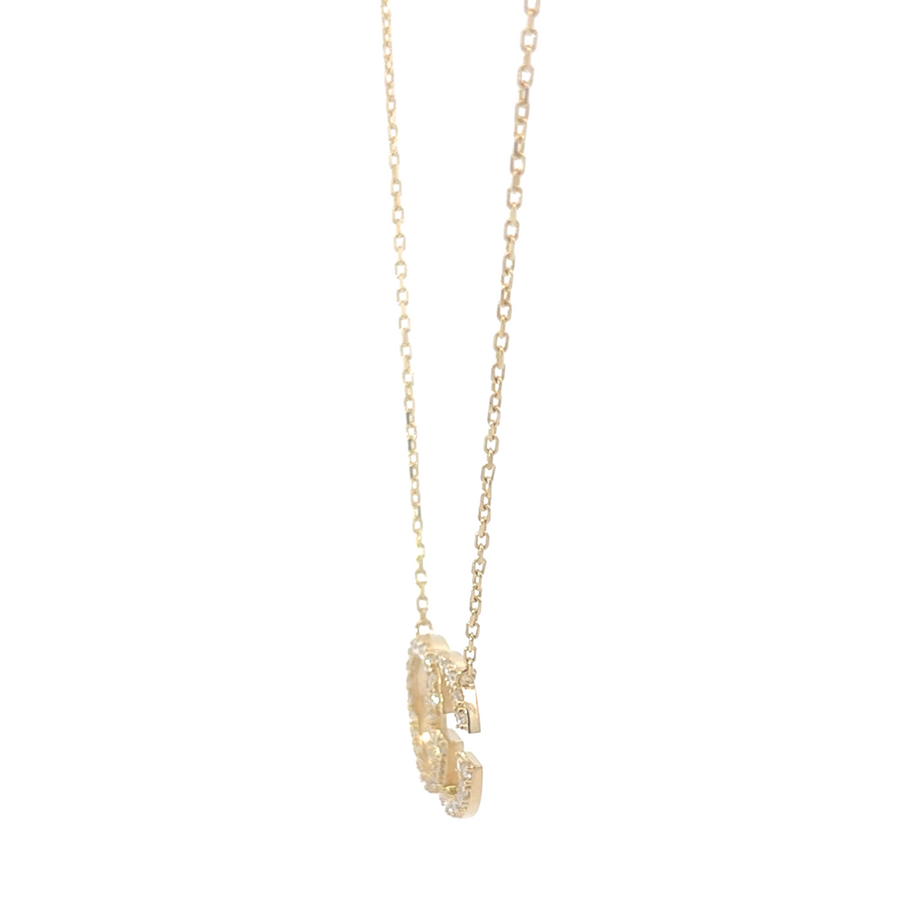 Elegant 14k gold chain with adjustable clasp for versatile styling