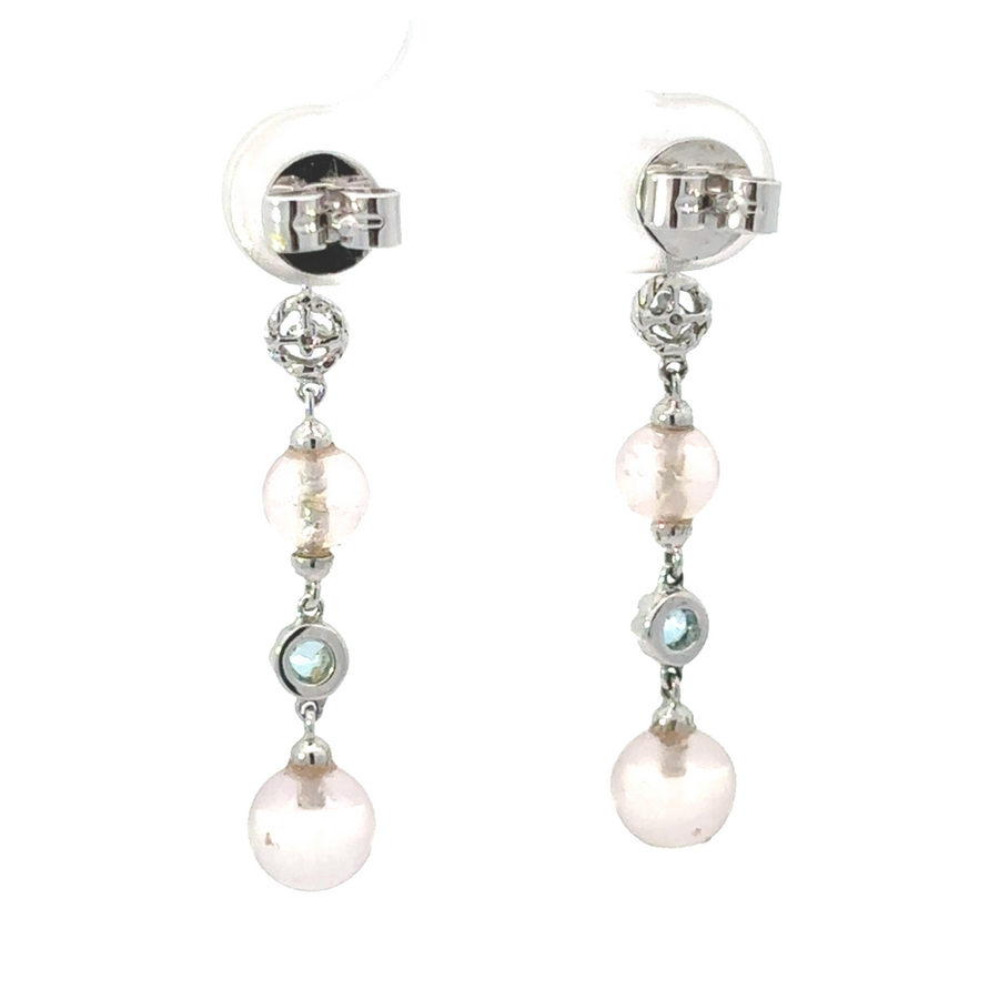Stylish 14k gold necklace and earrings perfect for formal wear