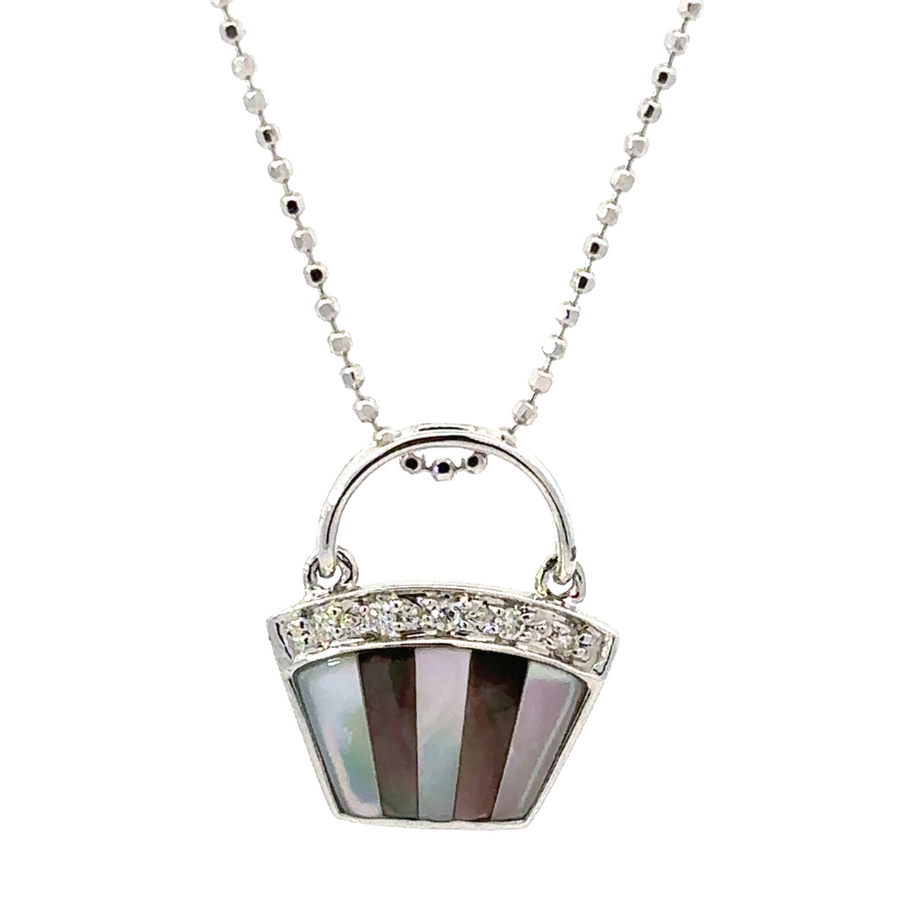 Elegant 18.5-inch gold chain with delicate diamond accents