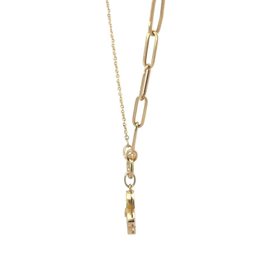 Adjustable 14k gold necklace for women, perfect for layering
