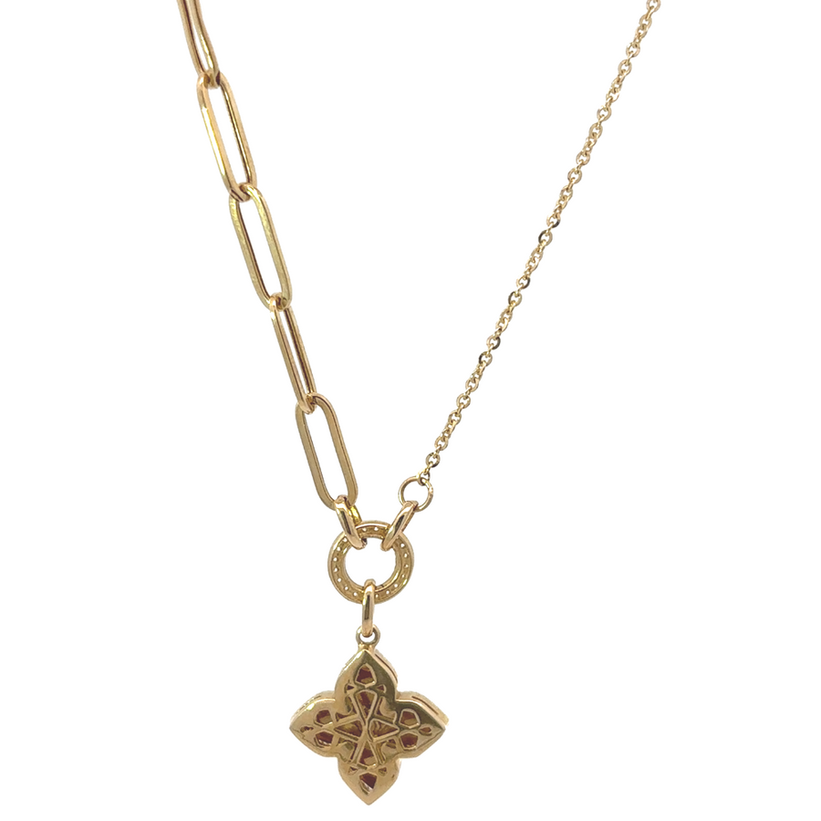 Elegant 14k gold necklace with pendant, ideal for casual and formal looks