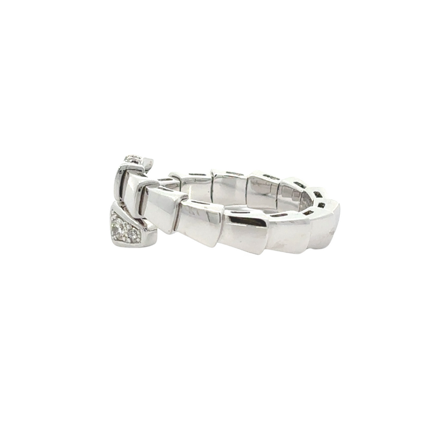14k gold open ring cruzada stacked with other gold rings
