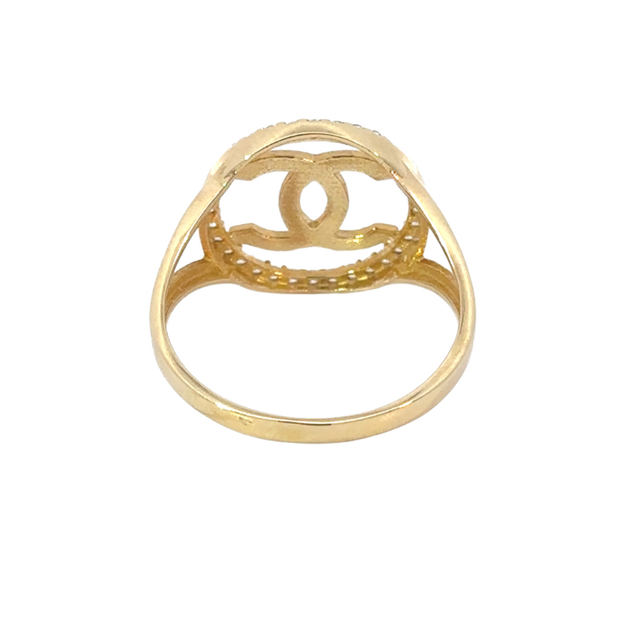 Minimalist 14k gold ring, versatile and stylish for any occasion