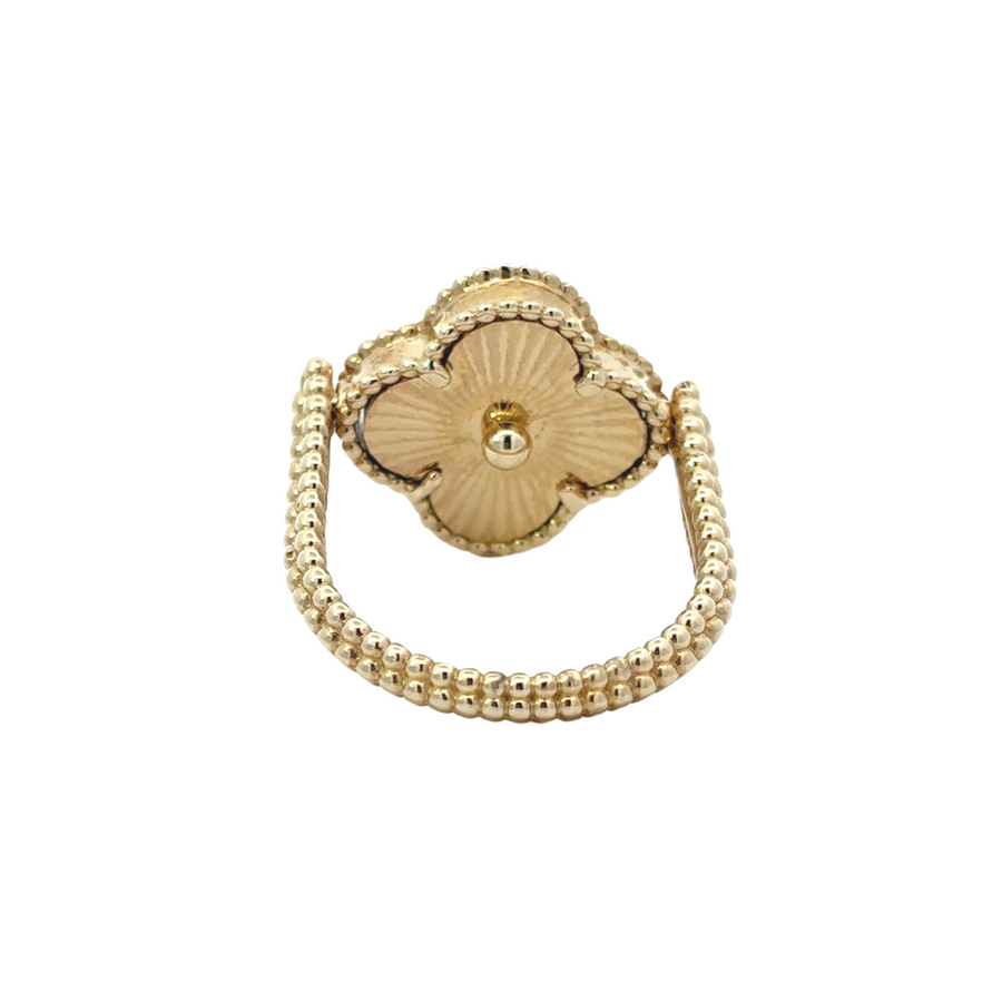 14k gold ring presented in a luxury gift box