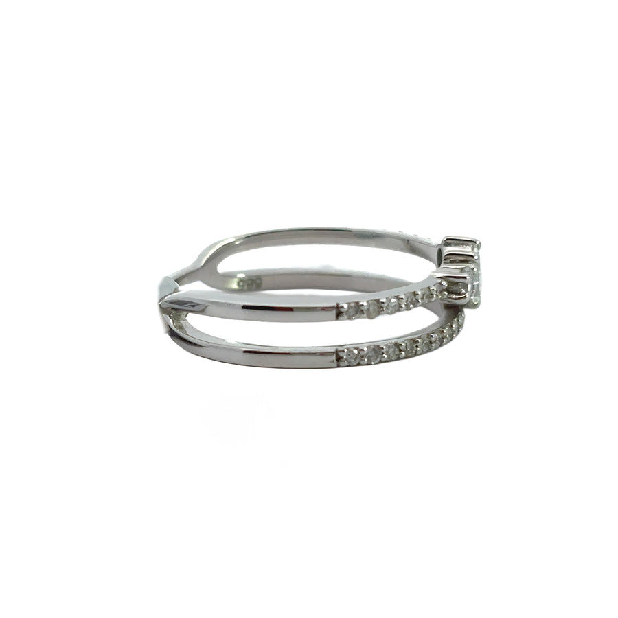 Elegant nature-inspired gold ring for women