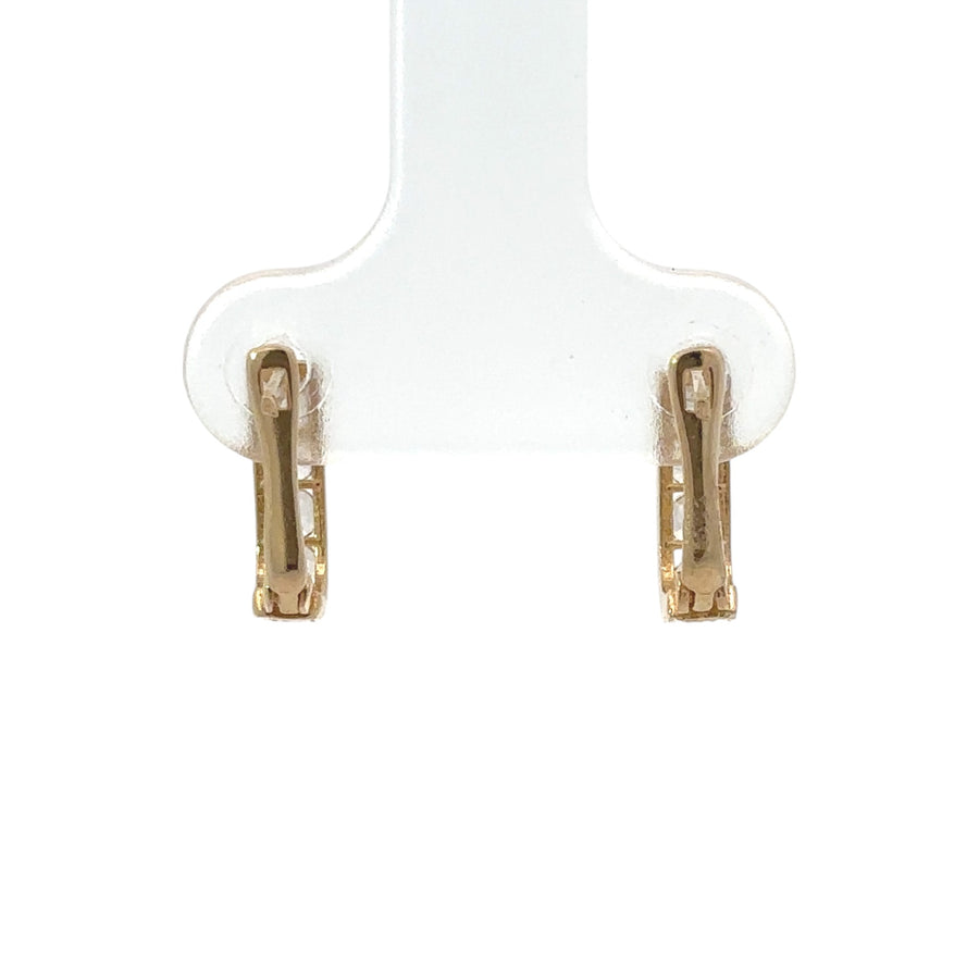 Dainty 14k gold earrings perfect for women and babies