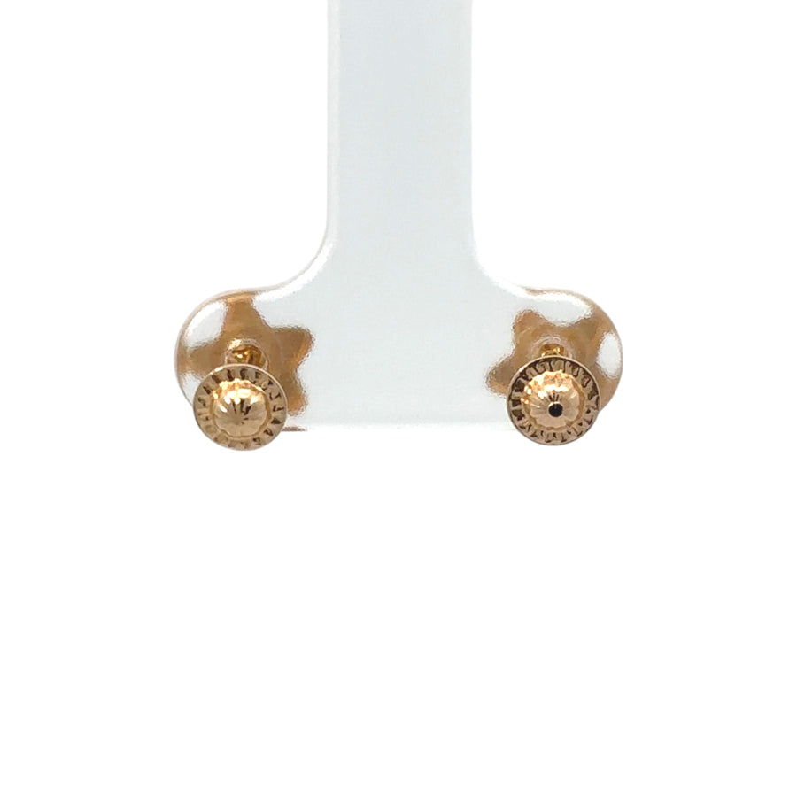 Lightweight 14k gold star earrings designed for babies