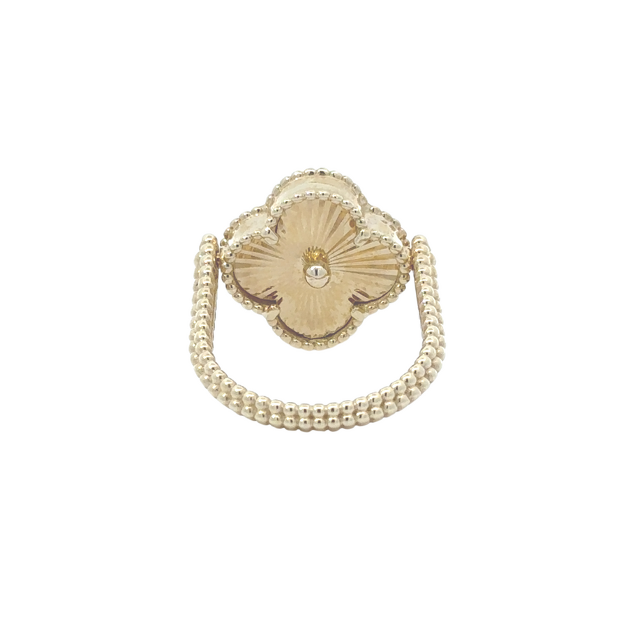 Elegant 14k gold women's ring, timeless design for versatile style