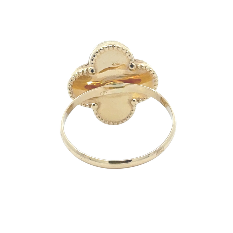 14k gold ring with striking blue gemstone, perfect for special occasions