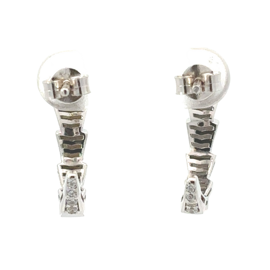 Timeless 14k White Gold Hoop Earrings for daily wear