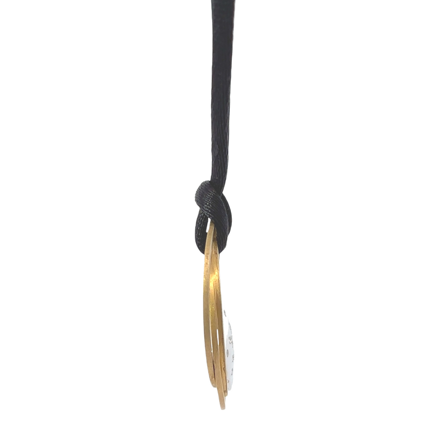 Elegant 33.5-inch necklace in 18k gold for men and women