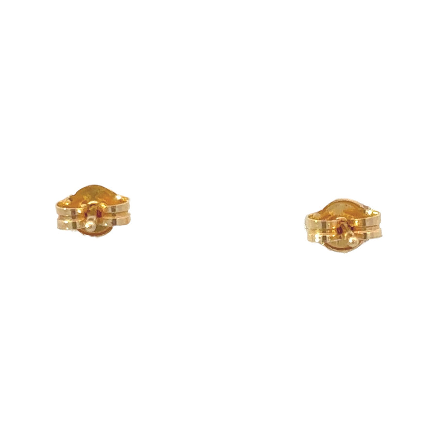 Hypoallergenic gold earrings for sensitive baby ears