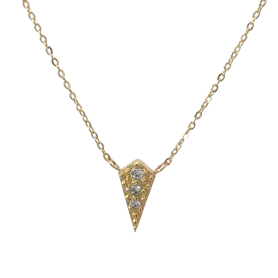 18k gold medium Pino necklace with adjustable chain