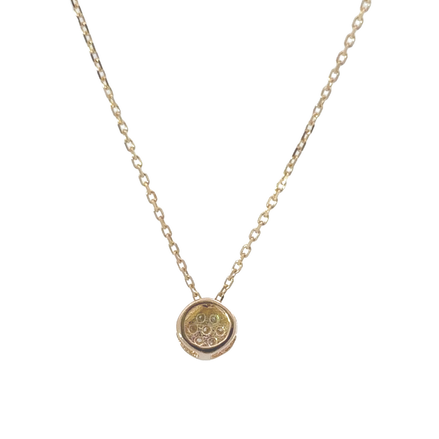 Elegant 18-inch necklace in 18k gold for women