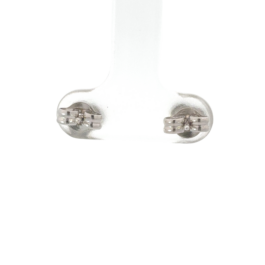 Small romantic earrings with diamonds for women
