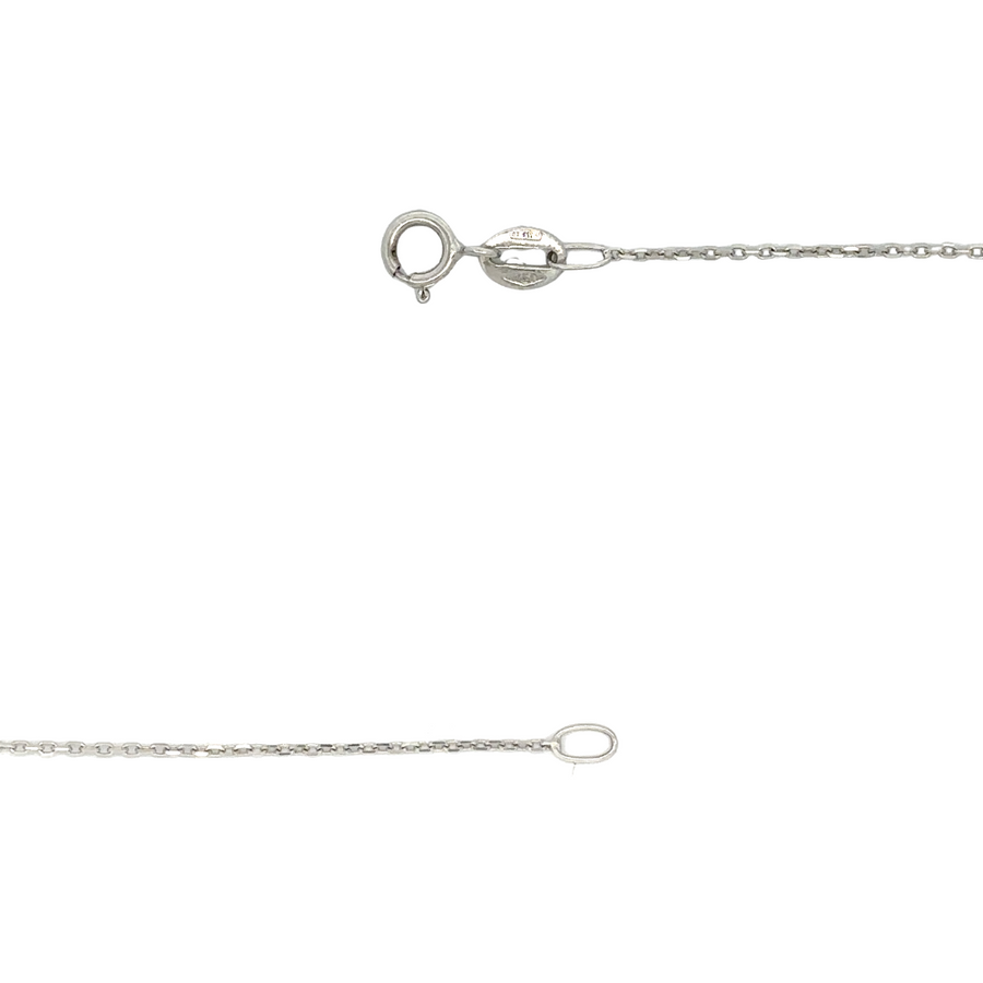 Elegant women's necklace with 18k gold and diamond details