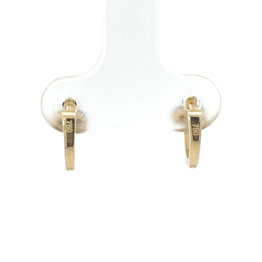 Ultra-small stud earrings displayed in a jewelry box