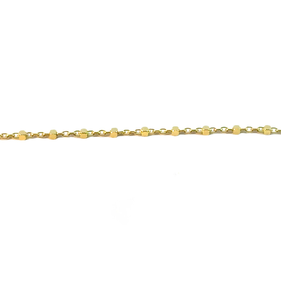 14K Yellow Gold 20-Inch Unisex Elegant Chain Necklace