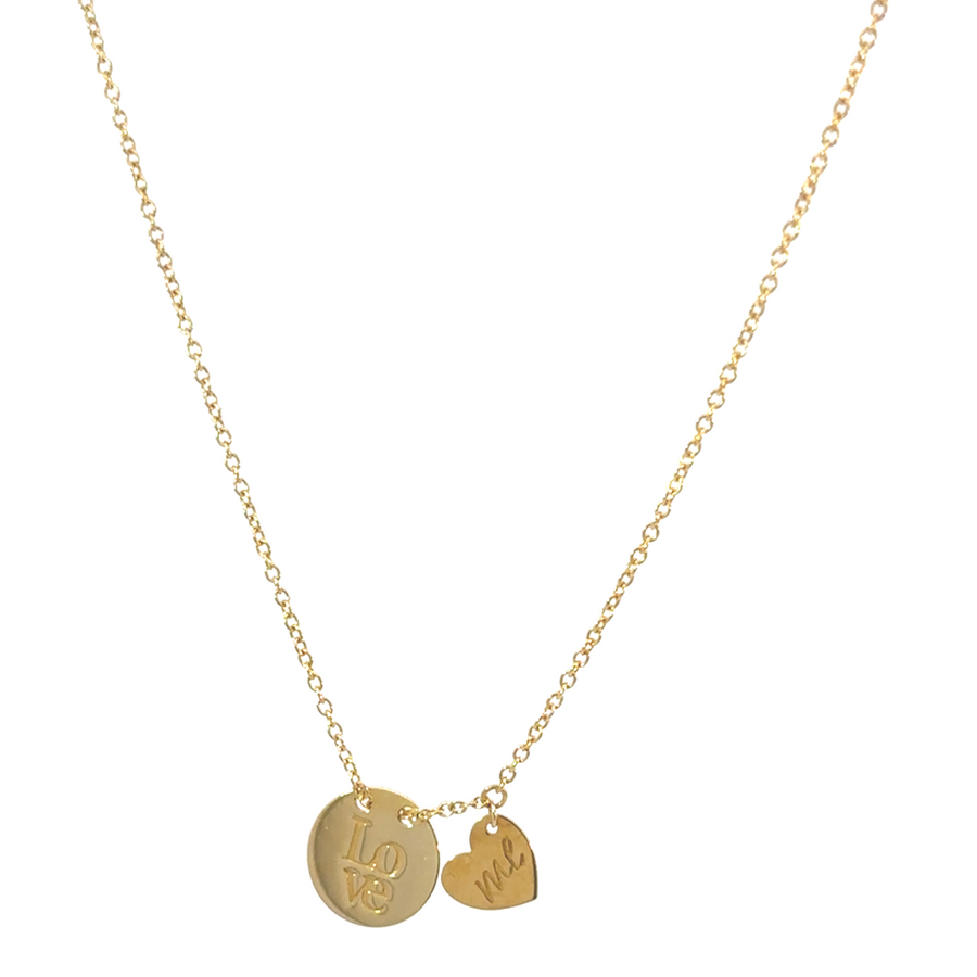 Necklace Love Me – Adjustable 17 Inches – 18k Gold