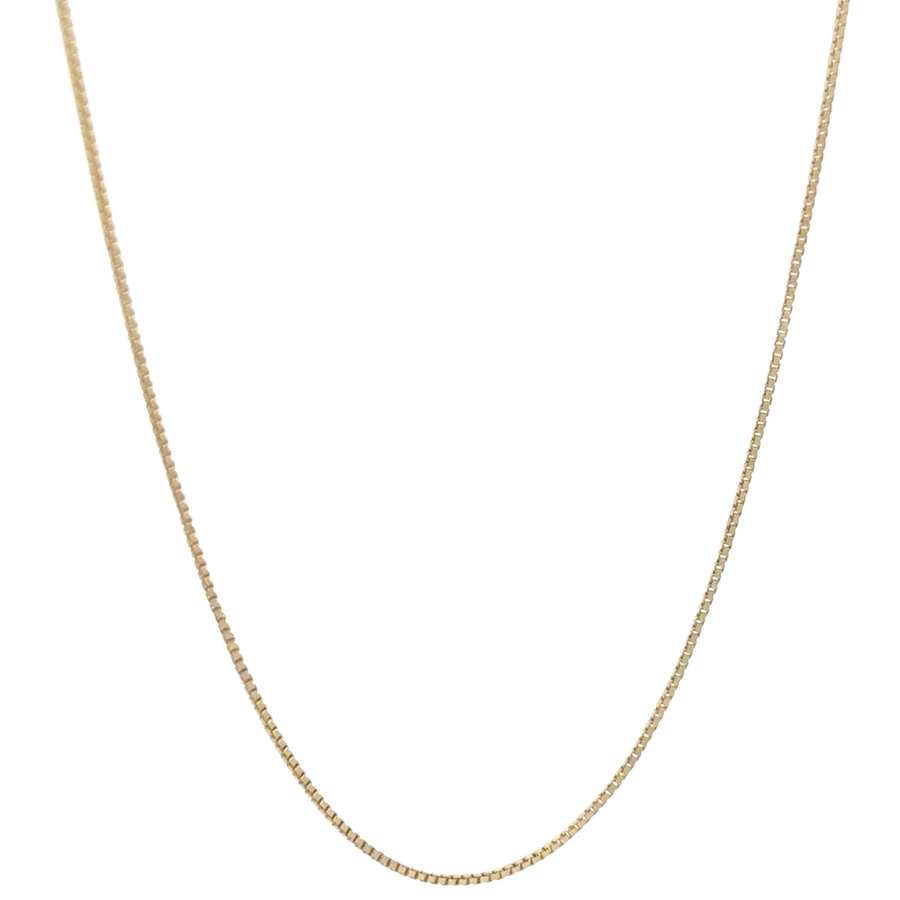 14k Gold Fine Chain with Slim Links – 18-Inch Unisex Necklace