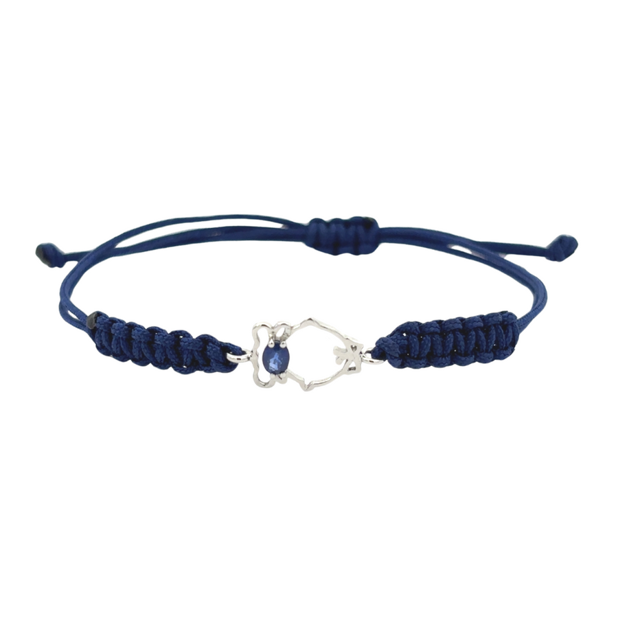 Bracelet Blue with Baby - 18k Gold