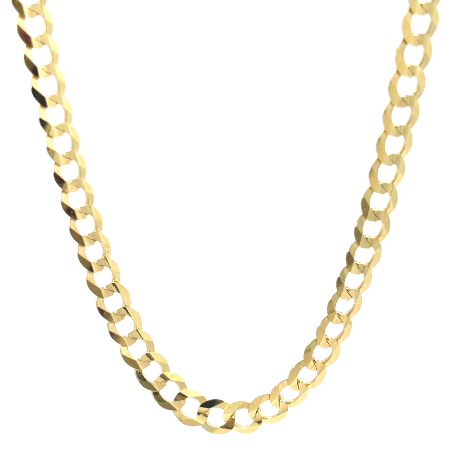 Men’s 14k Gold Cuban Link Chain – 20 Inches