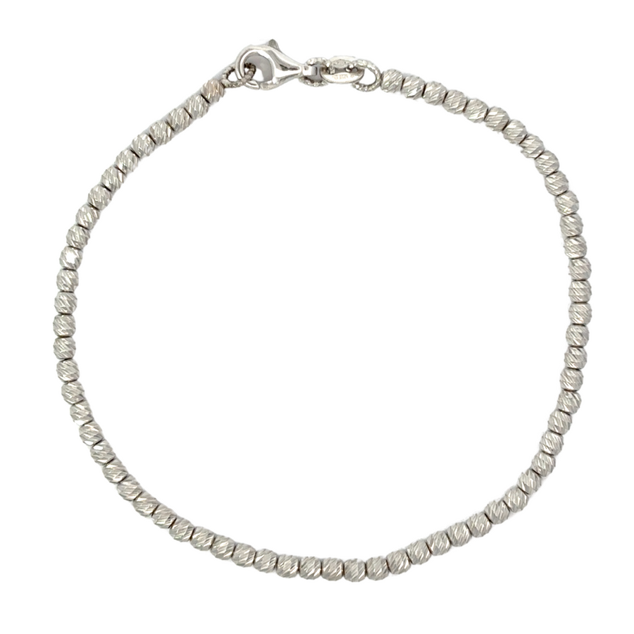 14k White Gold Bracelet – Unisex Elegance