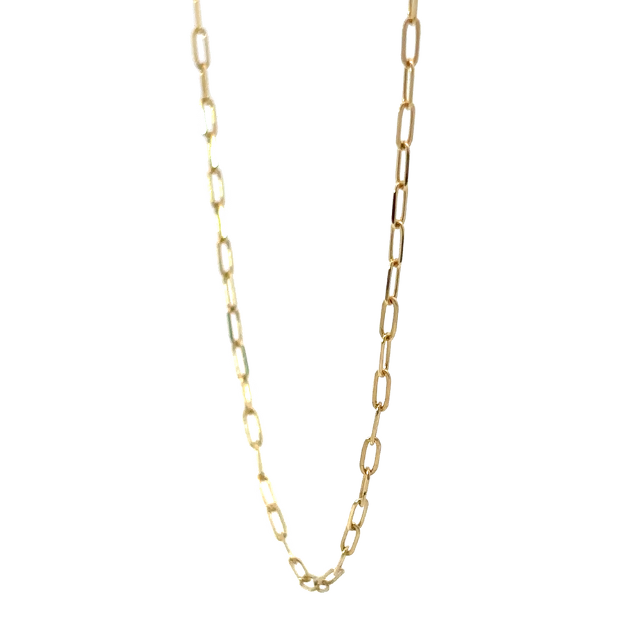 14k Gold Chain – 22-Inch Unisex Design