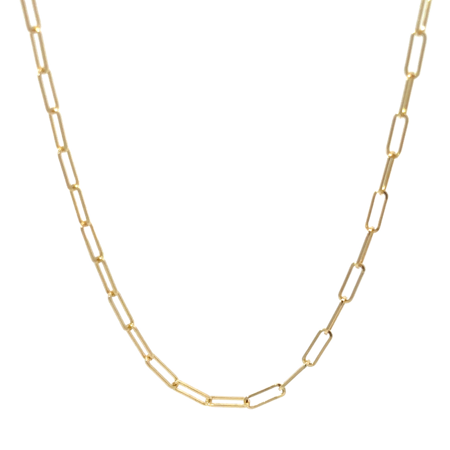 14k Gold Fancy Chain – 16 Inches, Unisex