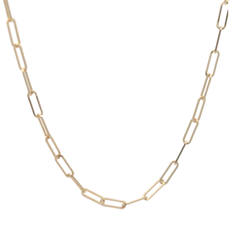 14k Gold Fancy Chain – 20 Inches, Unisex