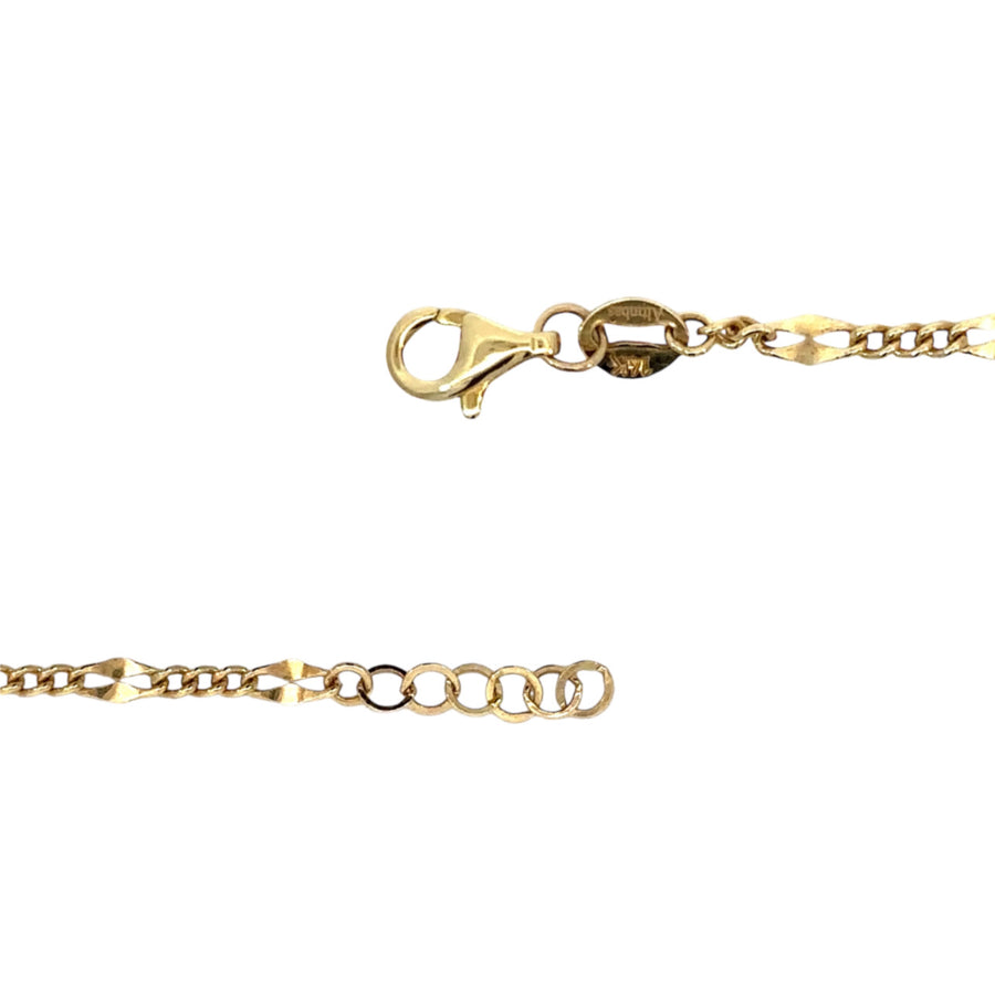 14k Gold Adjustable Baby Bracelet, 14-15.5 cm