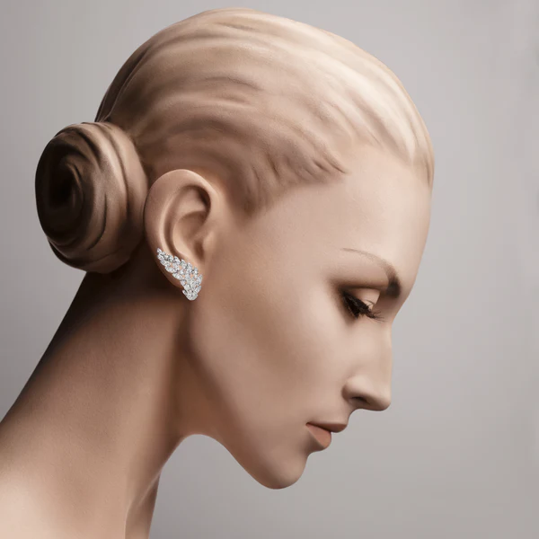 Yasmeen Diamond Winged Ear Cuff